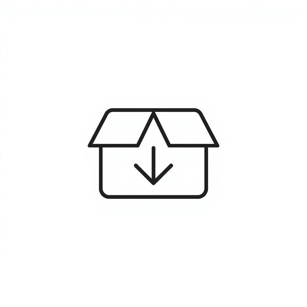 Icon representing dropshipping as a beginner e-commerce side hustle