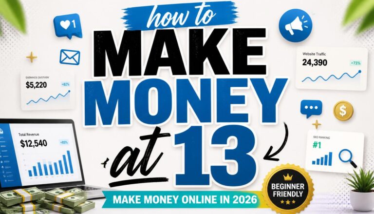 how to make money at 13