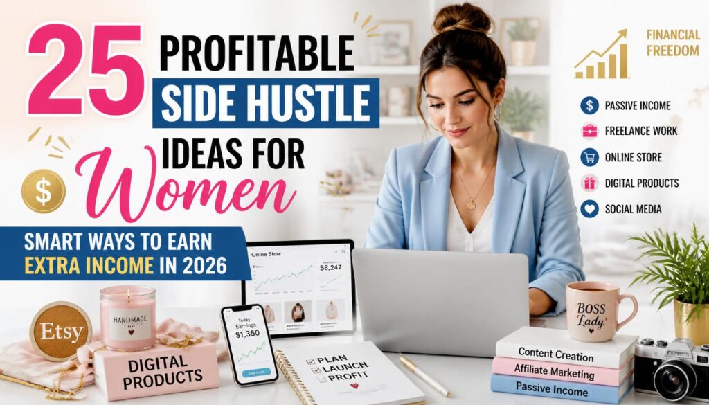side hustle ideas for women