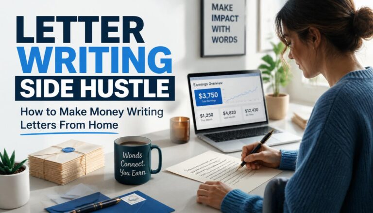letter writing side hustle