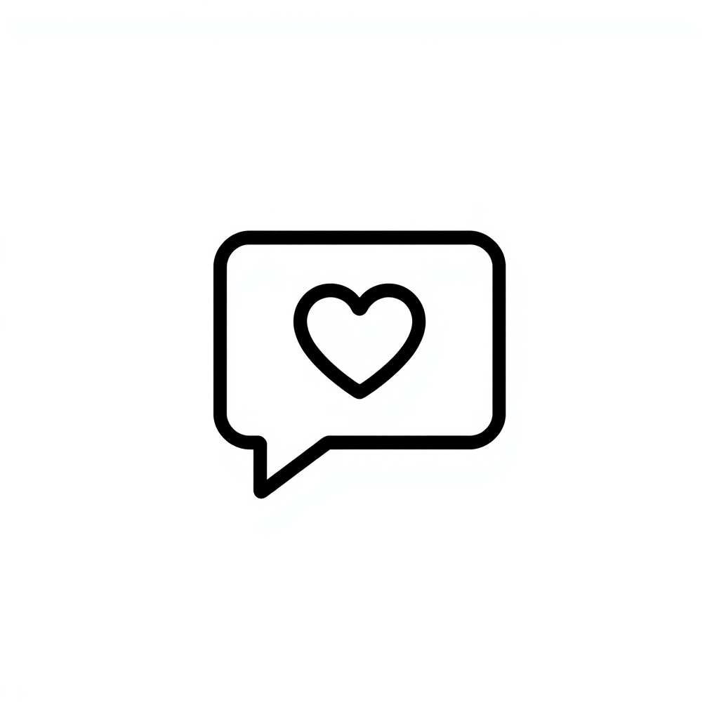 Icon representing social media management as an online side hustle