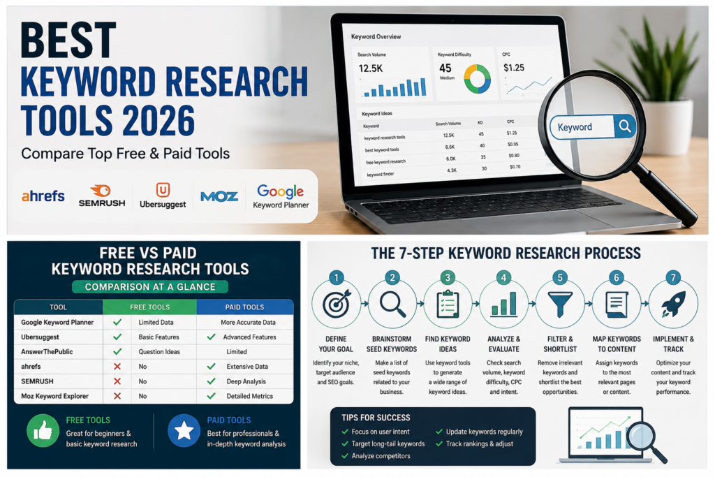 Best keyword research tools compared in 2026