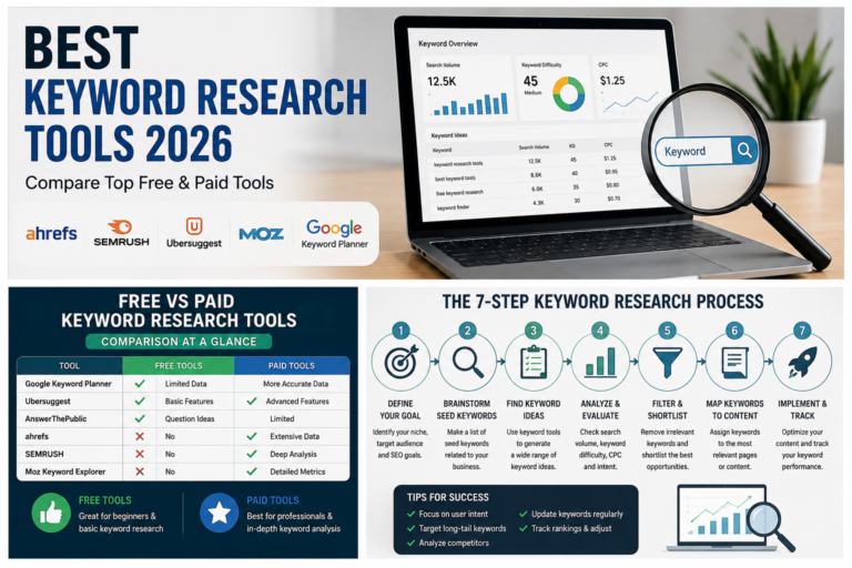 Best keyword research tools compared in 2026