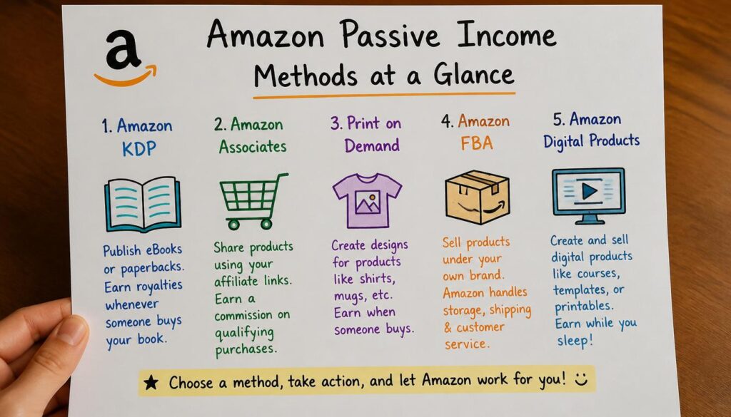 Step-by-step guide to earning passive income with Amazon