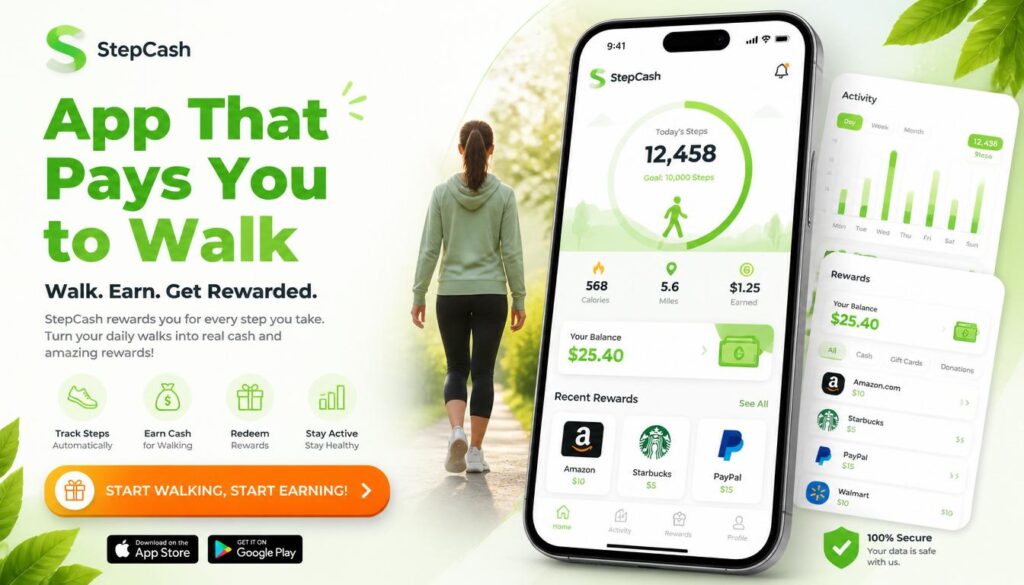 App That Pays You to Walk